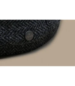 Driver Cap Herringbone Grey -Célèbre Chapeaux Magasin driver cap herringbone greyberet20gris20laine