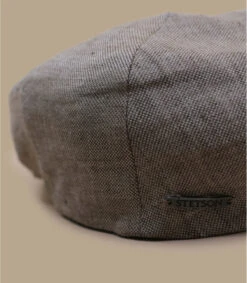 Stetson Driver Cap Linen Beige -Célèbre Chapeaux Magasin driver cap linen beige 2