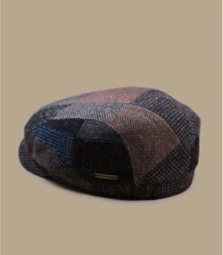Stetson Driver Cap Patchwork Brown Mix -Célèbre Chapeaux Magasin driver cap patchwork brown mix 1