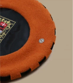 Ellie Erable -Célèbre Chapeaux Magasin ellie erableberet20orange20ruban20noue