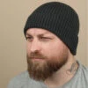 Engineered Knit Ribbed Beanie Graphite Grey 2 Engineered Knit Ribbed Beanie Graphite Grey -Célèbre Chapeaux Magasin engineered knit ribbed beanie graphite grey