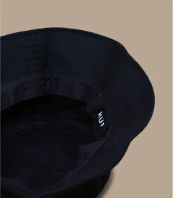 HUF Essentials TT Bucket Black -Célèbre Chapeaux Magasin essentials tt bucket black 3