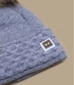 Evelina Real Fur Light Grey -Célèbre Chapeaux Magasin evelina real fur light grey 2