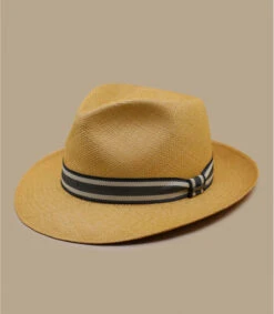 Stetson Fedora Panama Honey -Célèbre Chapeaux Magasin fedora panama honey 1