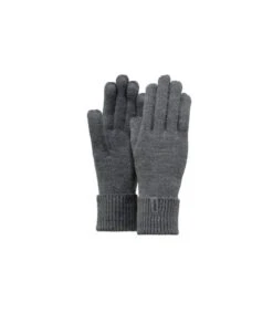 Barts Fine Knitted Gloves Dark Heather -Célèbre Chapeaux Magasin fine knitted gloves dark heatherGants20femme20gris