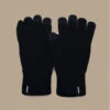 Barts Fine Knitted Touch Gloves Black -Célèbre Chapeaux Magasin fine knitted touch gloves black 3
