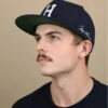 HUF Forever Strapback Navy -Célèbre Chapeaux Magasin forever strapback navy