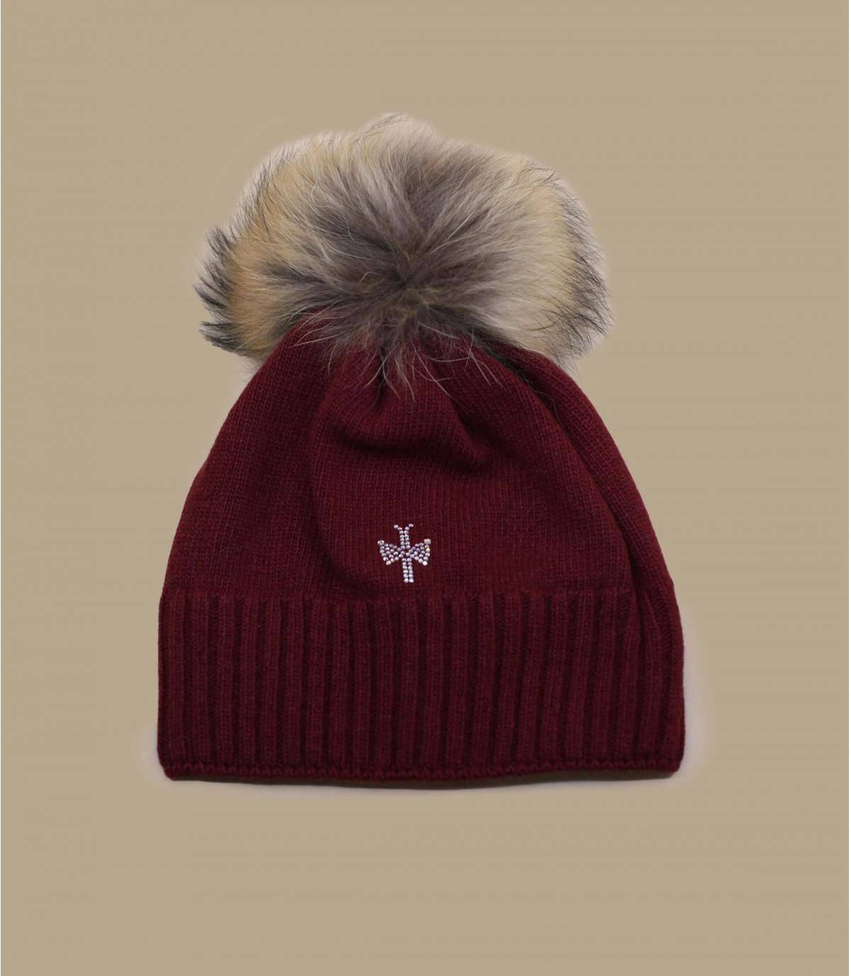 Giulia Real Fur dark red Giulia Real Fur Dark Red -Célèbre Chapeaux Magasin giulia real fur dark red 1