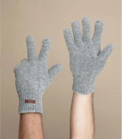 Barts Haakon Gloves Heather Grey