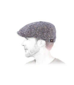 Stetson Hatteras Donegal Laine Bleu 4 Stetson Hatteras Donegal Laine Bleu -Célèbre Chapeaux Magasin hatteras herringbone laine bleucasquette20titi20parisien