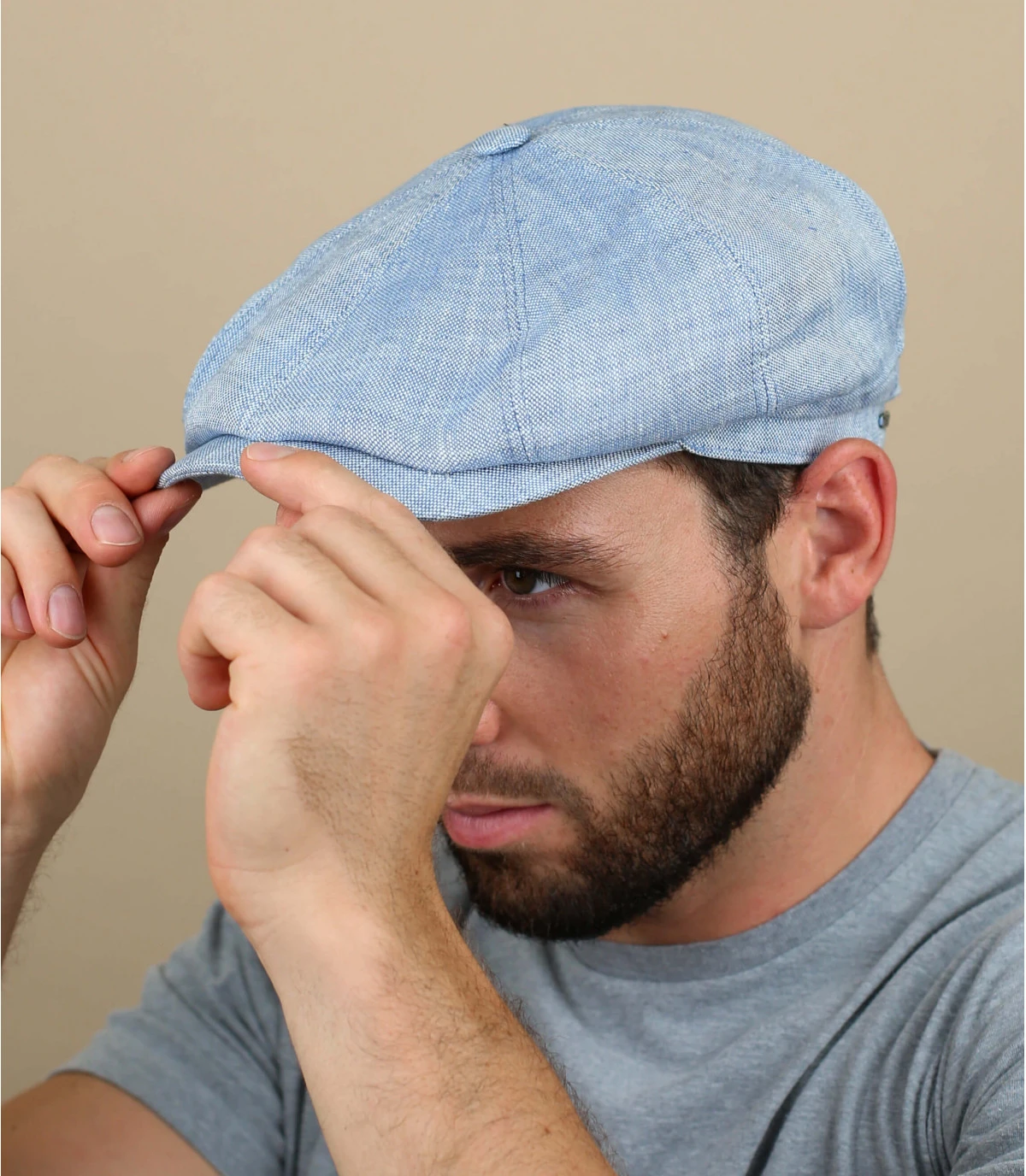 Hatteras Linen light blue Stetson Hatteras Linen Light Blue -Célèbre Chapeaux Magasin hatteras linen light blue