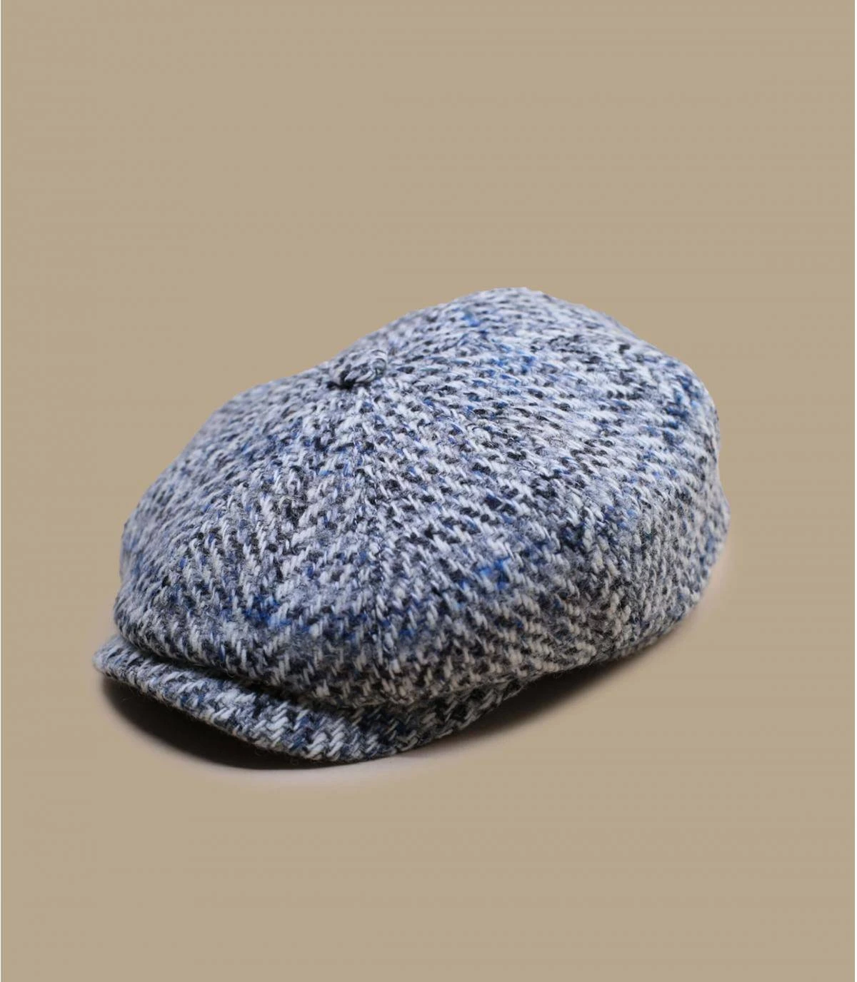 Hatteras Virgin Wool Herringbone grey beige Stetson Hatteras Virgin Wool Herringbone Grey Beige -Célèbre Chapeaux Magasin hatteras virgin wool herringbone grey beige 1
