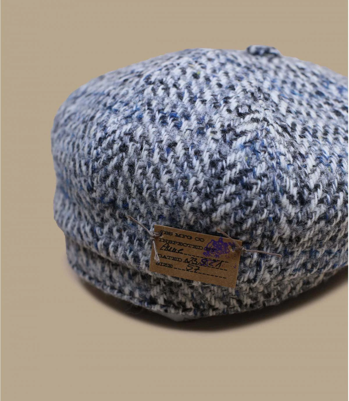 Hatteras Virgin Wool Herringbone grey beige Stetson Hatteras Virgin Wool Herringbone Grey Beige -Célèbre Chapeaux Magasin hatteras virgin wool herringbone grey beige 2