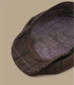 Stetson Hatteras Wool Brown Herringbone -Célèbre Chapeaux Magasin hatteras wool brown herringbone 3