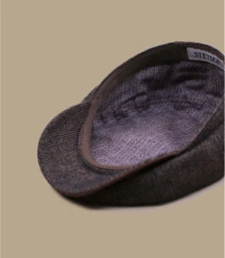 Stetson Hatteras Wool Cotton Brown Blue -Célèbre Chapeaux Magasin hatteras wool cotton brown blue 2