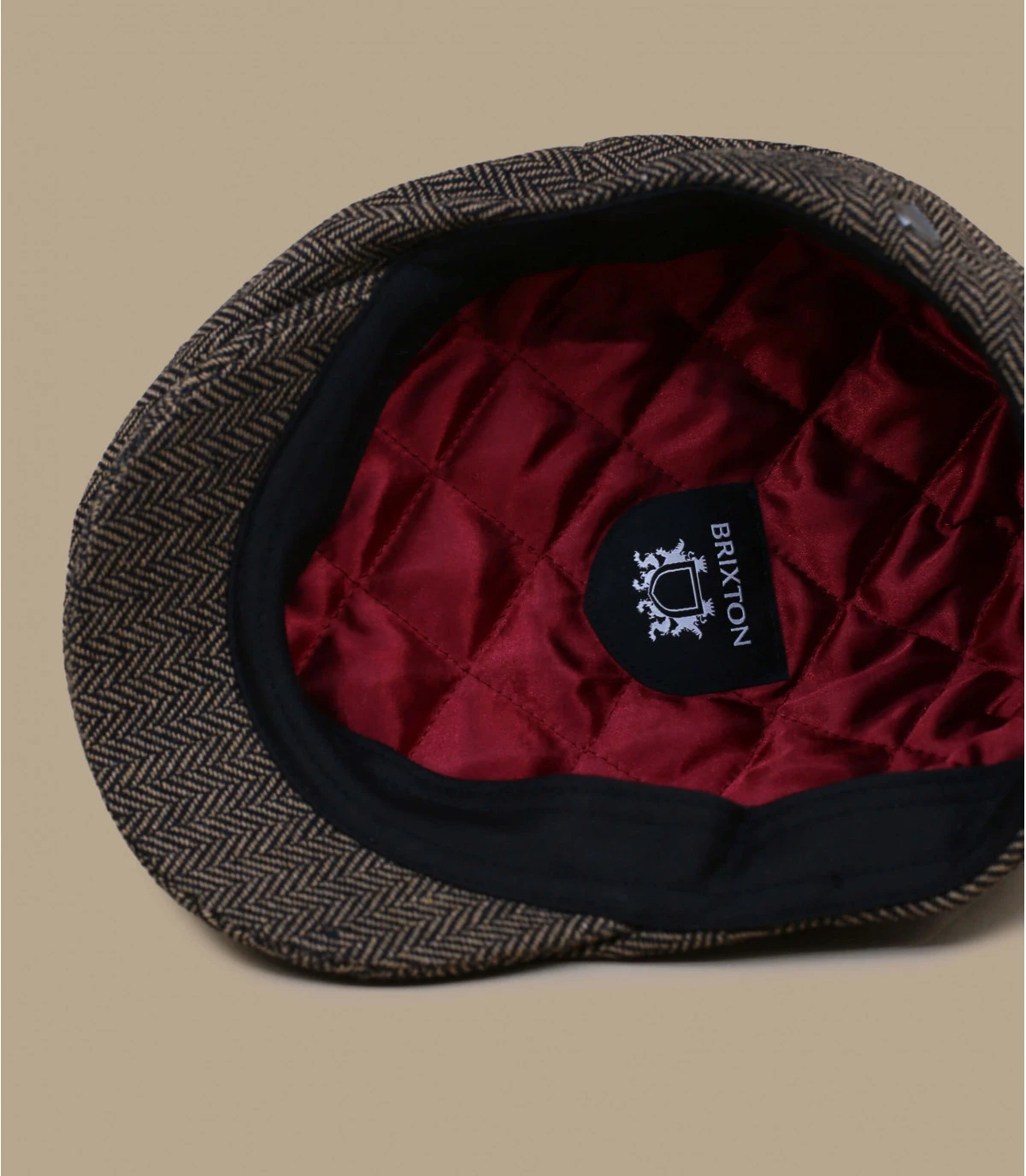 Hooligan brown kaki herringbone Brixton Hooligan Brown Kaki Herringbone -Célèbre Chapeaux Magasin hooligan brown kaki herringbone 2