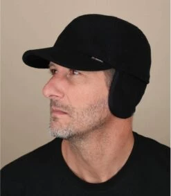Jockey Earflap Black 6 Jockey Earflap Black -Célèbre Chapeaux Magasin jockey earflap black 4
