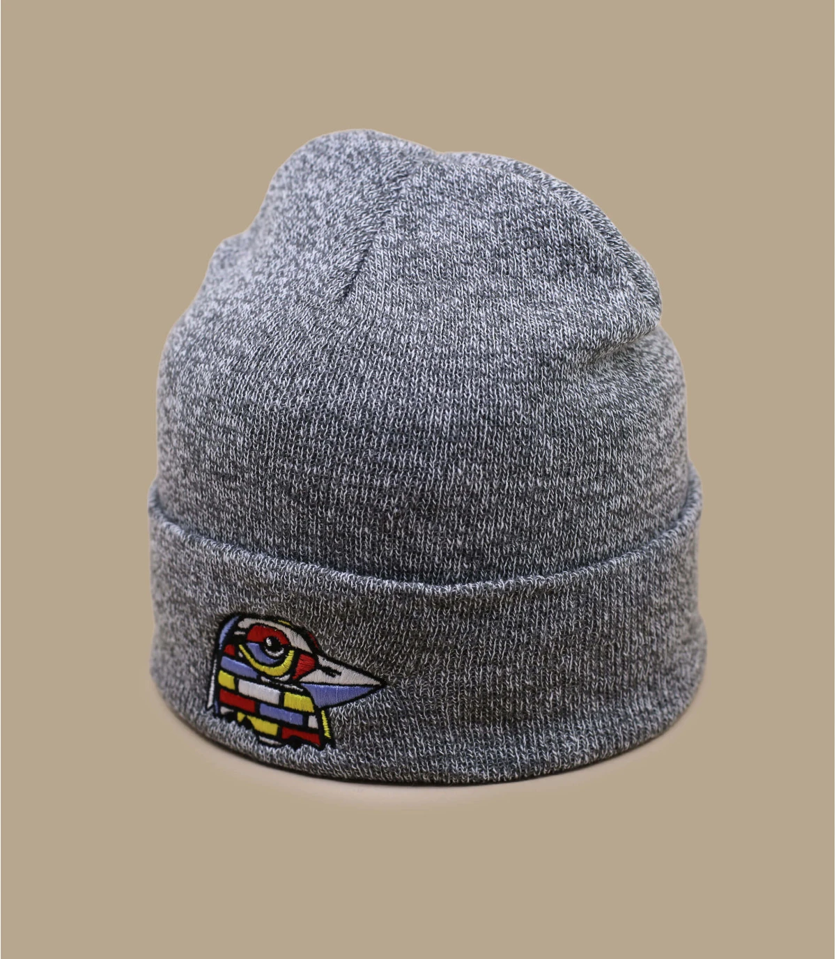 Keim Street Bird Beanie heather grey Keim Street Bird Beanie Heather Grey -Célèbre Chapeaux Magasin keim street bird beanie heather grey 1