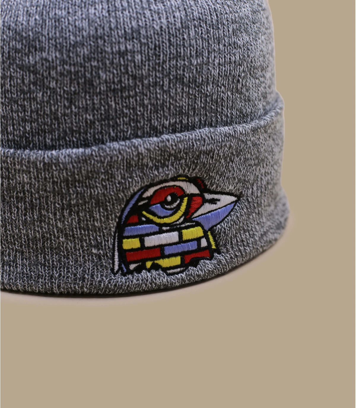 Keim Street Bird Beanie heather grey Keim Street Bird Beanie Heather Grey -Célèbre Chapeaux Magasin keim street bird beanie heather grey 2