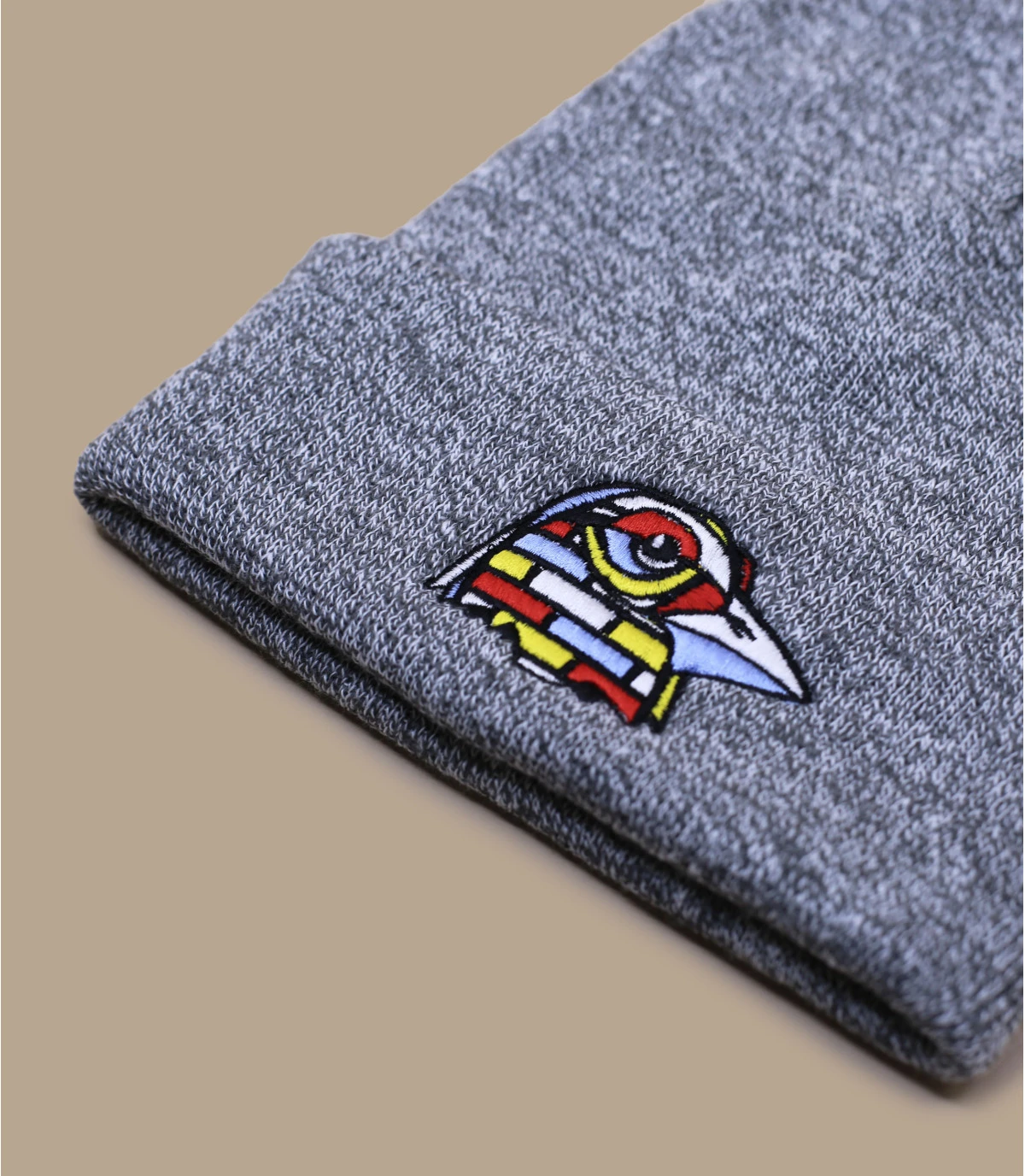 Keim Street Bird Beanie heather grey Keim Street Bird Beanie Heather Grey -Célèbre Chapeaux Magasin keim street bird beanie heather grey 3