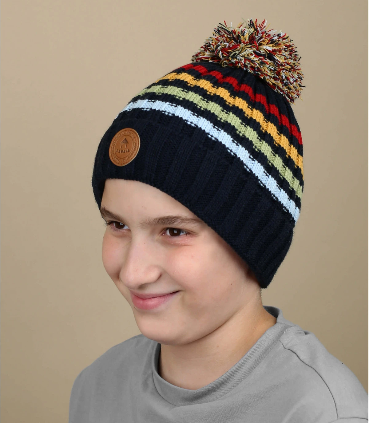 Kid Elephantini navy Cabaïa Kid Elephantini Navy -Célèbre Chapeaux Magasin kid elephantini navy