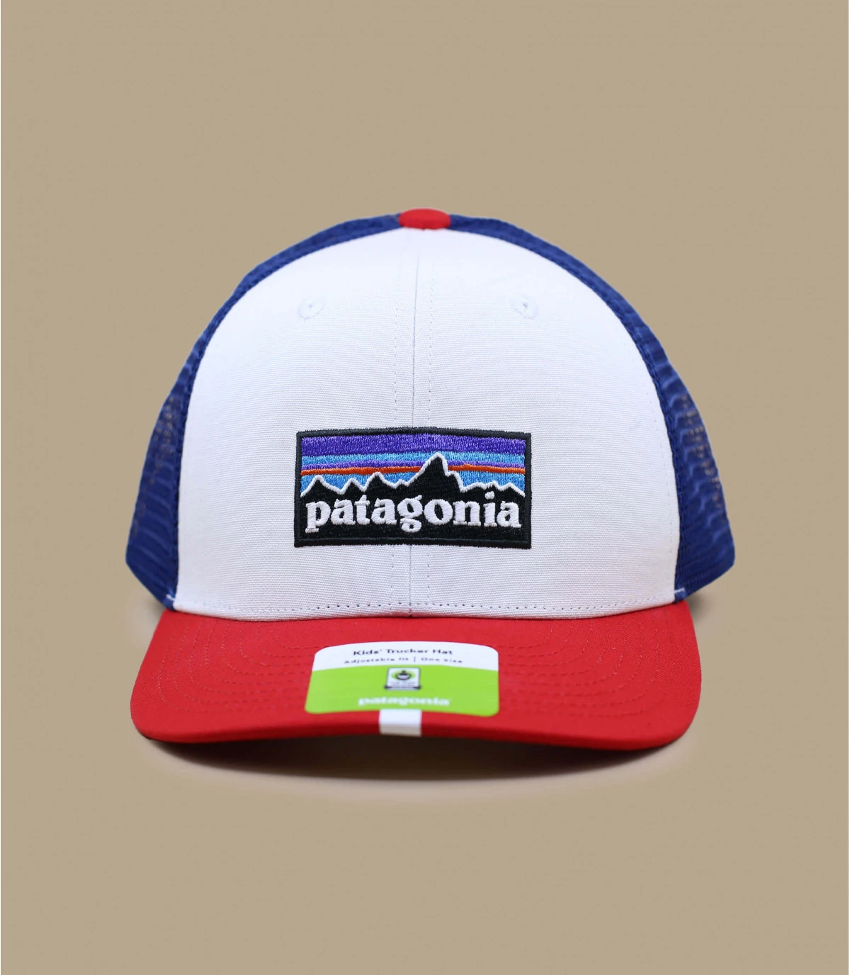 Kids Trucker P6 Logo white Patagonia Kids Trucker P6 Logo White -Célèbre Chapeaux Magasin kids trucker p6 logo white
