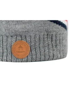 Cabaïa Last Call Grey -Célèbre Chapeaux Magasin last call greybonnet20pompon20gris20rayure