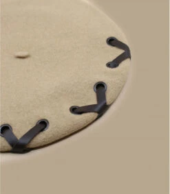 Lio Sable Cacao -Célèbre Chapeaux Magasin lio sable cocoaberet20beige20lien20cuir