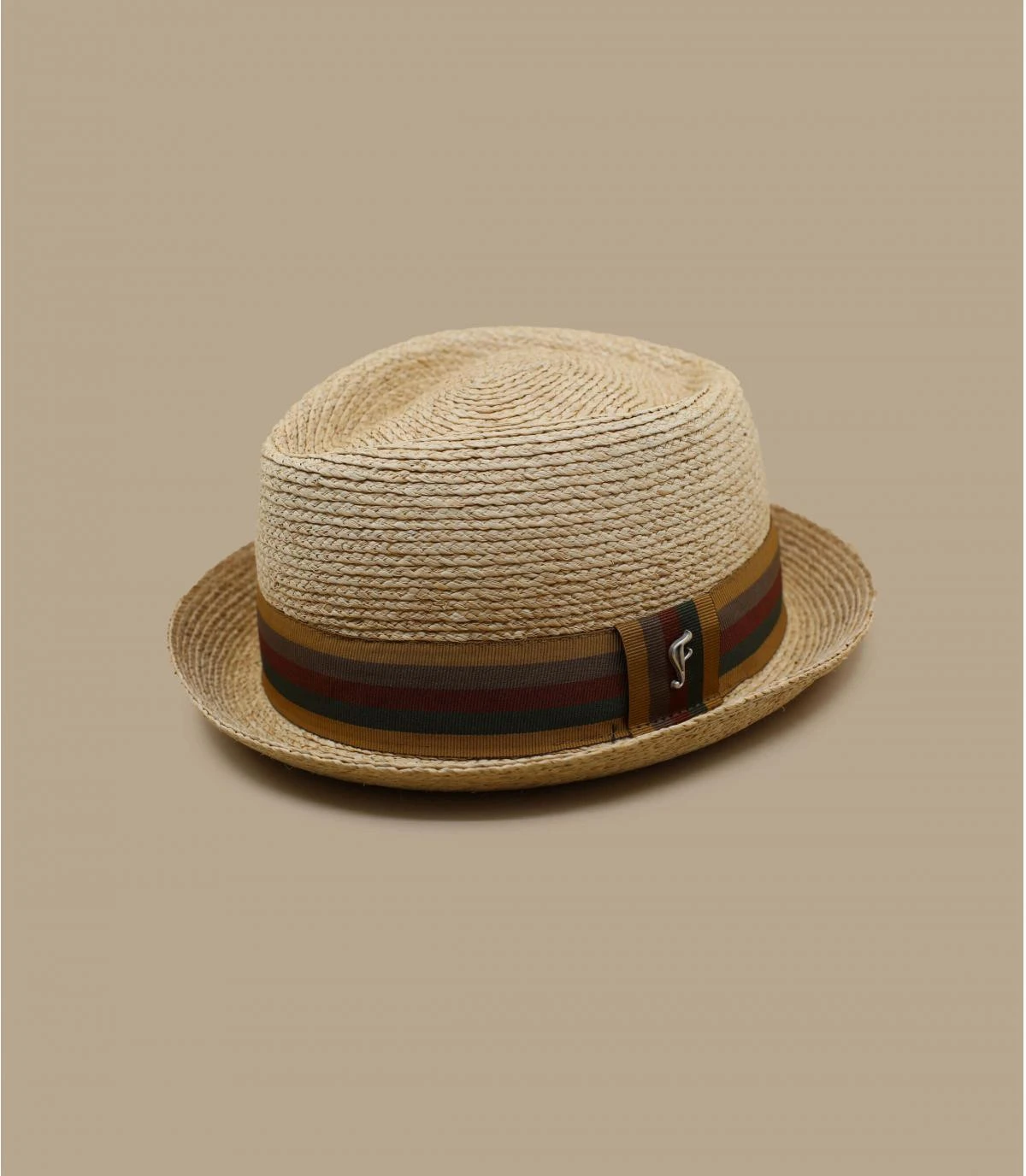 Logan Raphia Logan Raphia -Célèbre Chapeaux Magasin logan raphiapork20pie20paille20galon20brun20Logan20Raphia