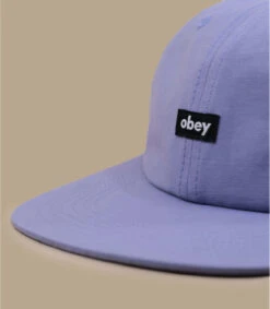 OBEY Lower Tech Case 6 Panel Lavender -Célèbre Chapeaux Magasin lower tech case 6 panel lavender 2