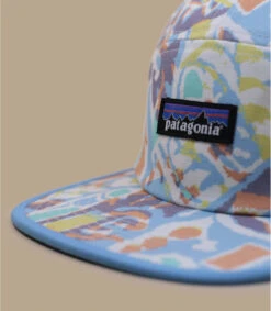 Patagonia Maclure 5 Panel Thriving Planet Lago Blue -Célèbre Chapeaux Magasin maclure 5 panel thriving planet lago blue 2