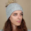 Barts Marigold Beanie Heather Grey 1 Barts Marigold Beanie Heather Grey -Célèbre Chapeaux Magasin marigold beanie heather greyBonnet20gros20pompon20poils20Marigold20beanie20heather20grey