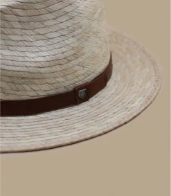 Brixton Messer Straw Fedora Natural -Célèbre Chapeaux Magasin messer straw fedora natural 2