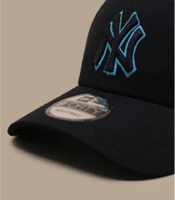 NEW ERA Neon Outline 9Forty NY Black Neon Blue -Célèbre Chapeaux Magasin neon outline 9forty ny black neon blue 2