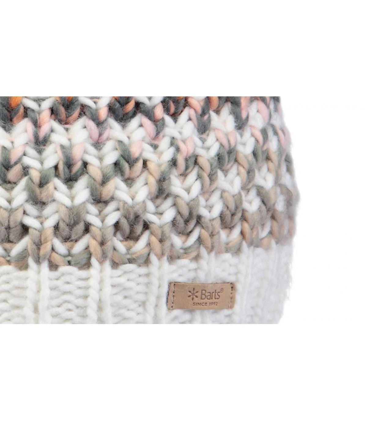 Nicole Beanie cream Barts Nicole Beanie Cream -Célèbre Chapeaux Magasin nicole beanie creambonnet20pompon20rayures20beige