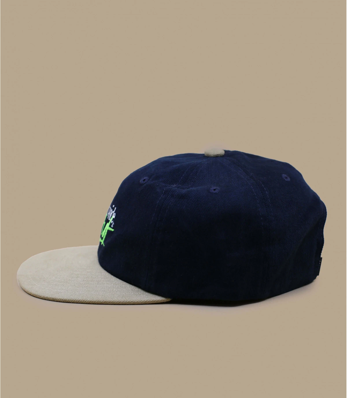 OS System 6Panel navy HUF OS System 6Panel Navy -Célèbre Chapeaux Magasin os system 6panel navy 3
