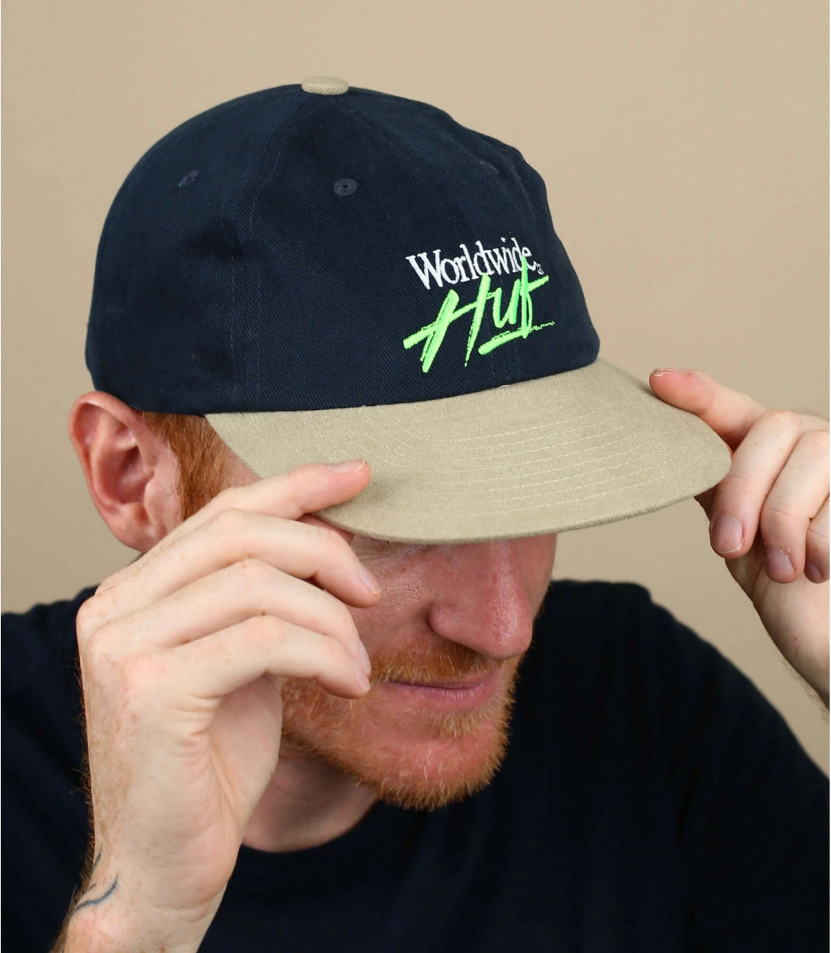 OS System 6Panel navy HUF OS System 6Panel Navy -Célèbre Chapeaux Magasin os system 6panel navy