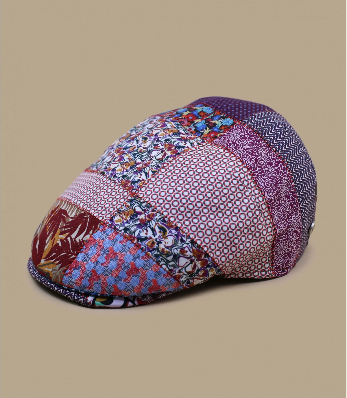 Owen Patchwork rouge Owen Patchwork Rouge -Célèbre Chapeaux Magasin owen patchwork rouge 1