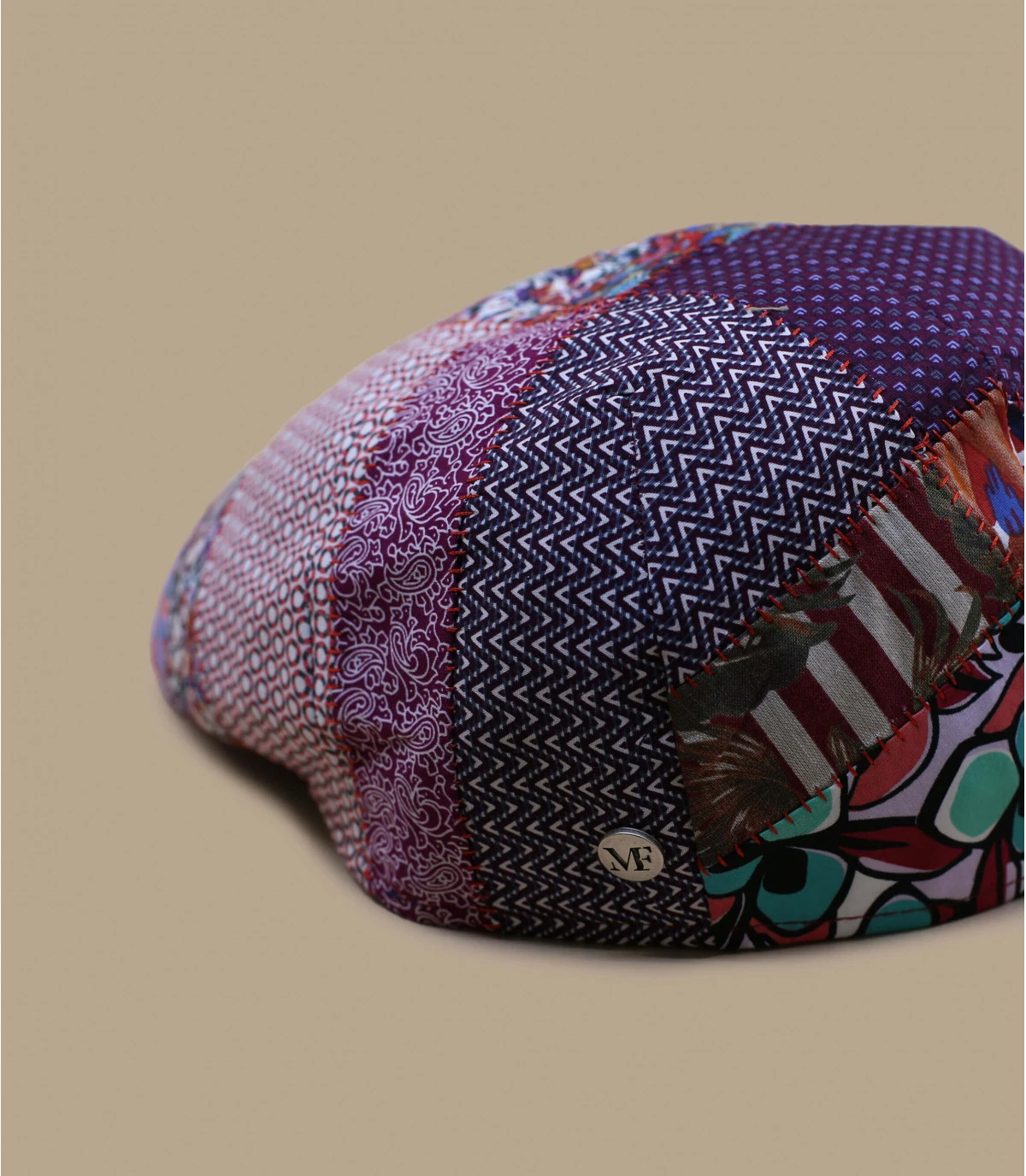 Owen Patchwork rouge Owen Patchwork Rouge -Célèbre Chapeaux Magasin owen patchwork rouge 2