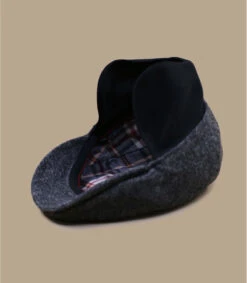 Oxford Earflap Grey -Célèbre Chapeaux Magasin oxford earflap grey 2