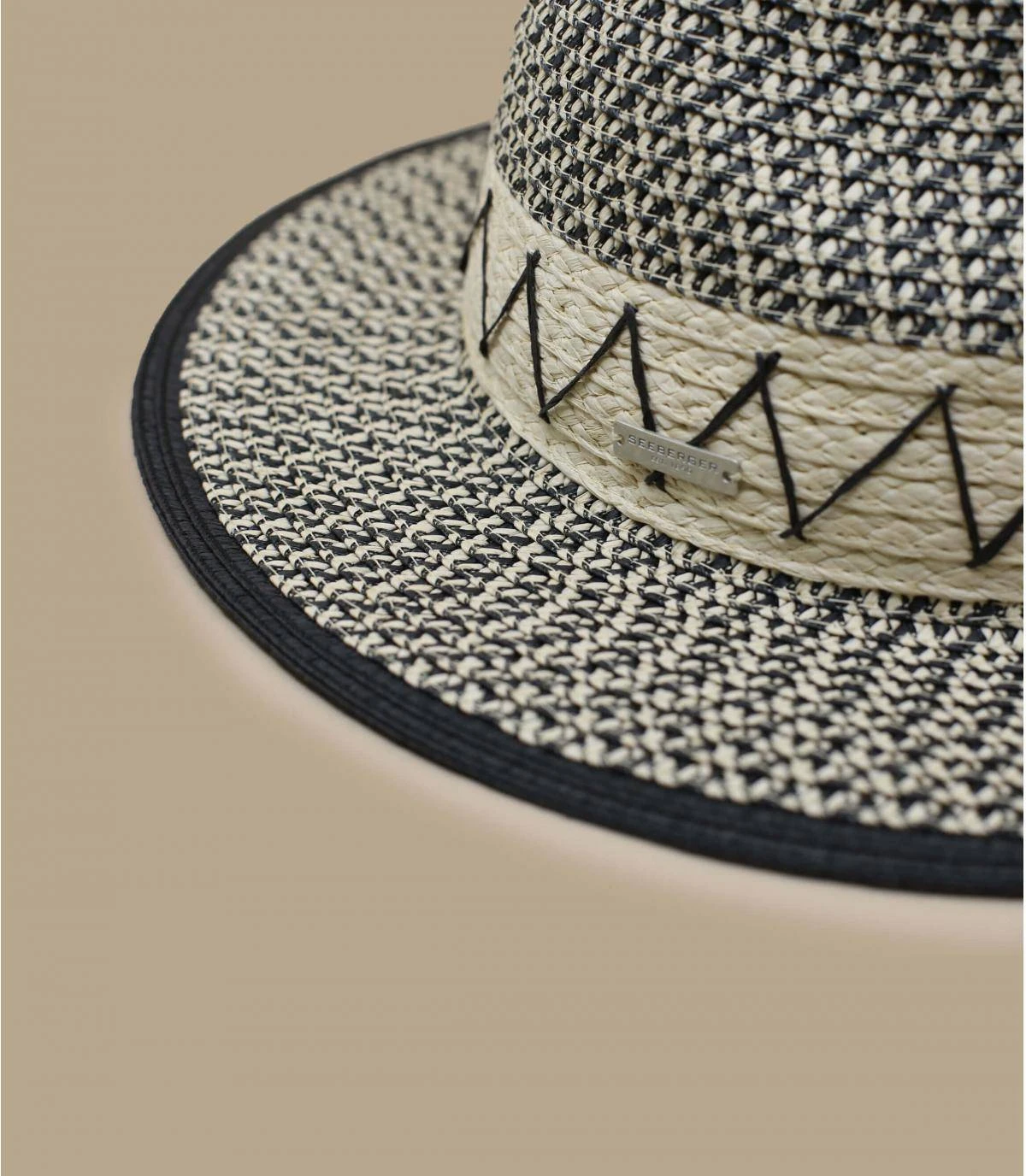 Paper Fedora zigzag Seeberger Paper Fedora Zigzag -Célèbre Chapeaux Magasin paper fedora zigzag