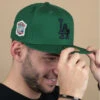 NEW ERA Patch 59Fifty LA Dark Green -Célèbre Chapeaux Magasin patch 59fifty la dark green