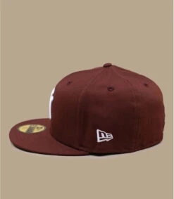 NEW ERA Patch 59Fifty NY Walnut Brown -Célèbre Chapeaux Magasin patch 59fifty ny walnut brown 3