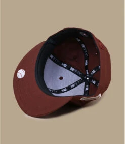 NEW ERA Patch 59Fifty NY Walnut Brown -Célèbre Chapeaux Magasin patch 59fifty ny walnut brown 5