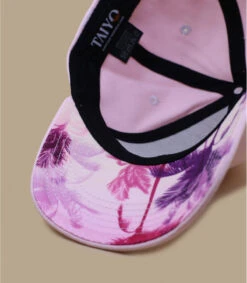Pink Palm Cap -Célèbre Chapeaux Magasin pink palm cap 2