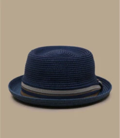 Stetson Pork Pie Toyo Blue -Célèbre Chapeaux Magasin pork pie toyo blue 3