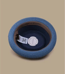 Stetson Pork Pie Toyo Blue -Célèbre Chapeaux Magasin pork pie toyo blue 4