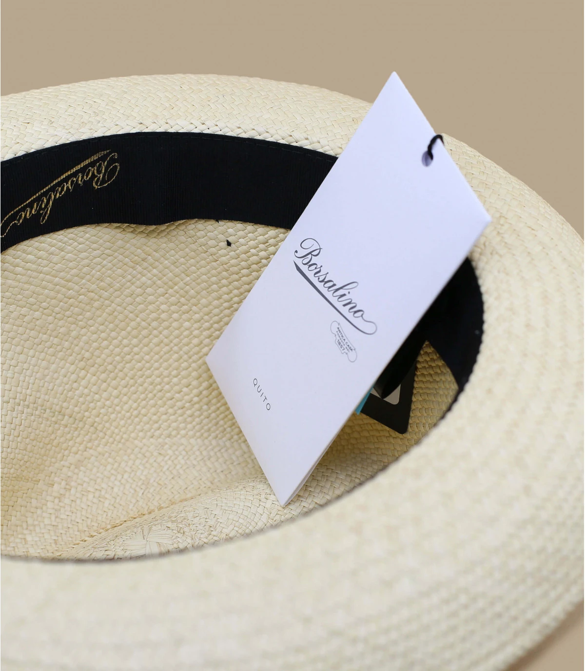 Quito Panama Medium black Borsalino Quito Panama Medium Black -Célèbre Chapeaux Magasin quito panama medium black 3