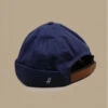 Seal Navy 1 Seal Navy -Célèbre Chapeaux Magasin seal navybonnet20docker20bleu20cuir20Seal20navy