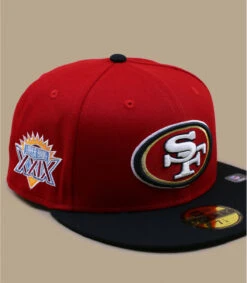 NEW ERA Side Patch 5950 49ers Scarlet -Célèbre Chapeaux Magasin side patch 5950 49ers scarlet 1